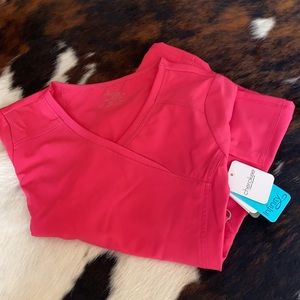 Women’s pink XXS scrub top